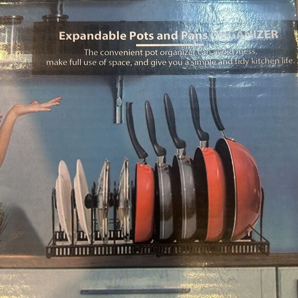 Expandable Pot and Pan Organizer - Picture 2 of 7